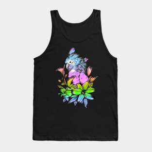 Cockatiel and Lilys Tank Top